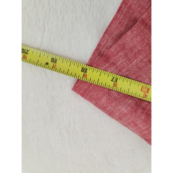 Volcom Shirt Mens Medium Red Short Sleeve Classic Skate Asymmetrical Party - Picture 10 of 11